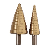 two drill bits with different sizes